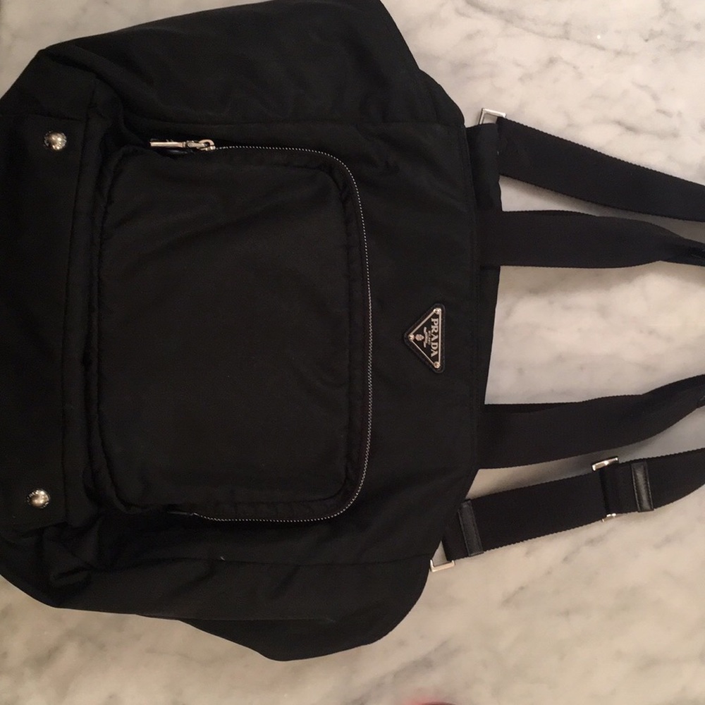 Black Prada Baby Bag